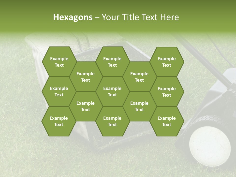 Luxury Kitchen With A Modern Granite Island. PowerPoint Template