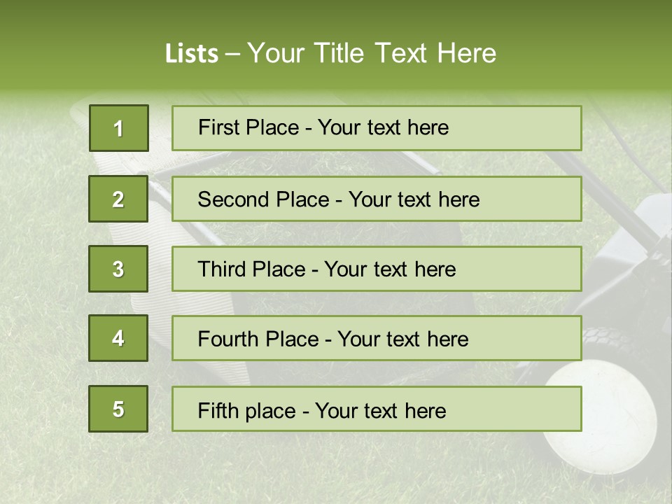 Luxury Kitchen With A Modern Granite Island. PowerPoint Template