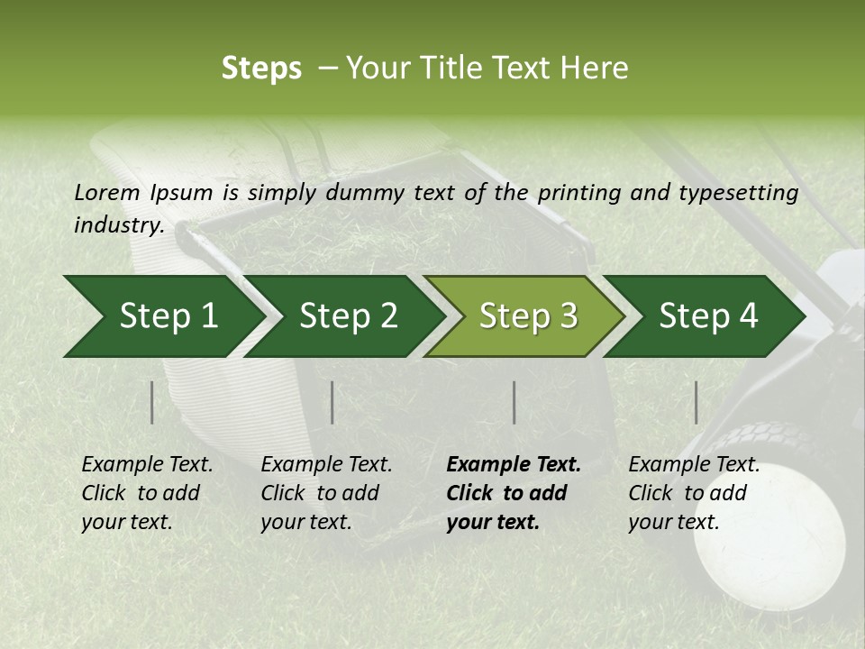 Luxury Kitchen With A Modern Granite Island. PowerPoint Template