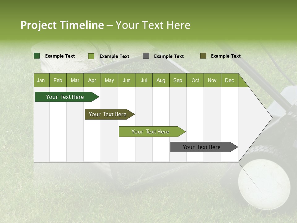 Luxury Kitchen With A Modern Granite Island. PowerPoint Template