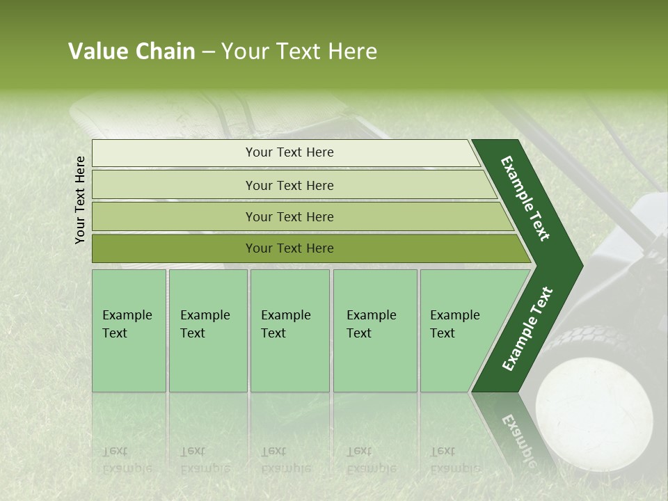 Luxury Kitchen With A Modern Granite Island. PowerPoint Template