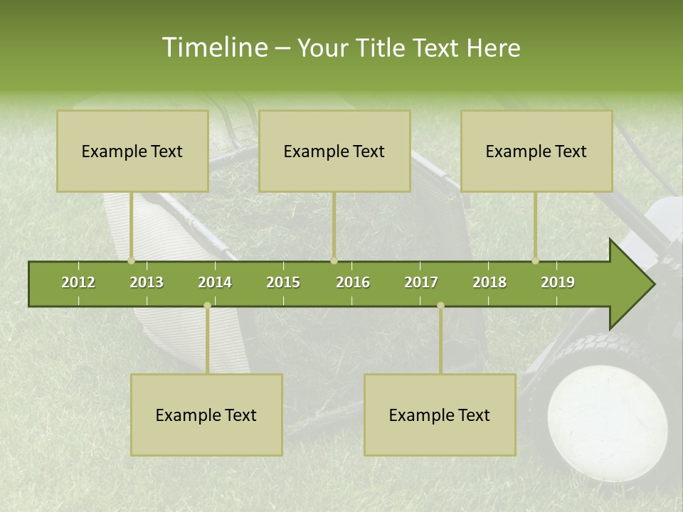 Luxury Kitchen With A Modern Granite Island. PowerPoint Template