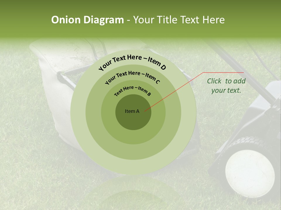 Luxury Kitchen With A Modern Granite Island. PowerPoint Template