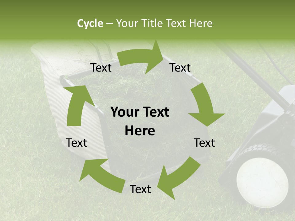 Luxury Kitchen With A Modern Granite Island. PowerPoint Template