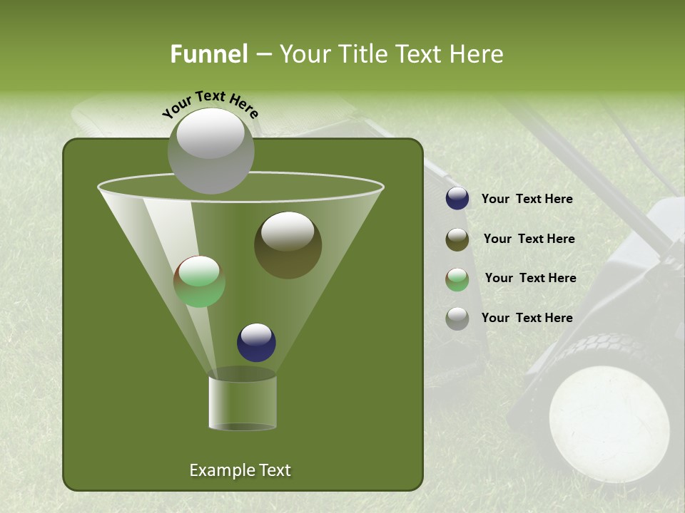 Luxury Kitchen With A Modern Granite Island. PowerPoint Template