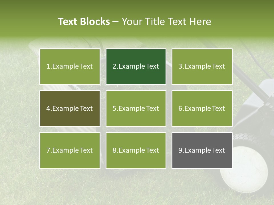 Luxury Kitchen With A Modern Granite Island. PowerPoint Template