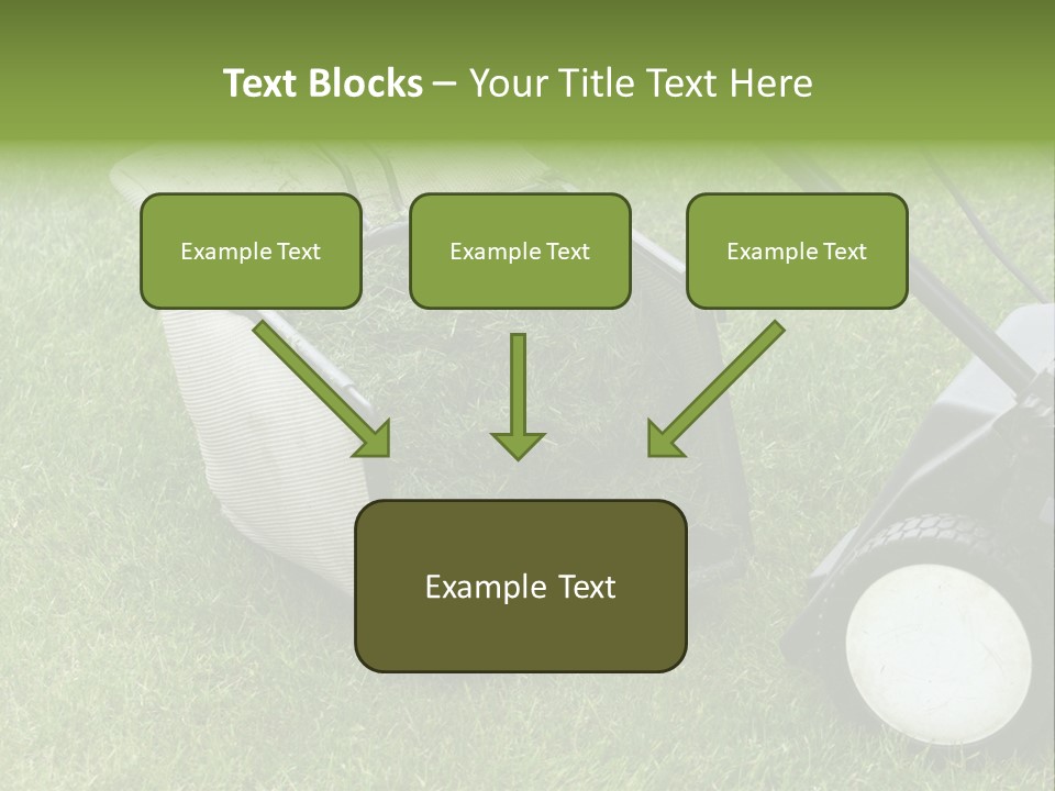 Luxury Kitchen With A Modern Granite Island. PowerPoint Template