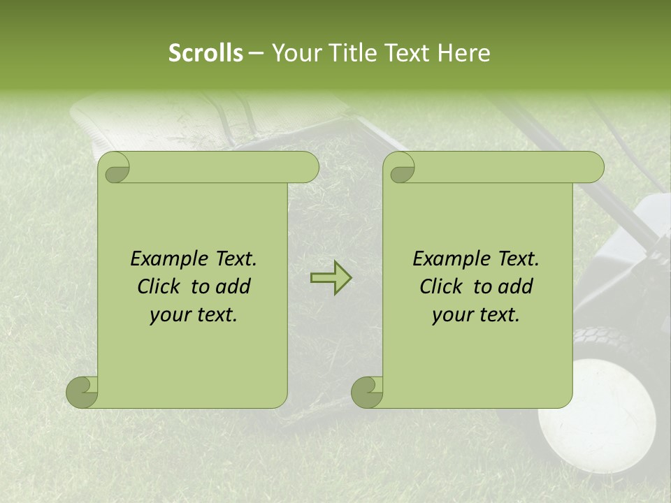 Luxury Kitchen With A Modern Granite Island. PowerPoint Template