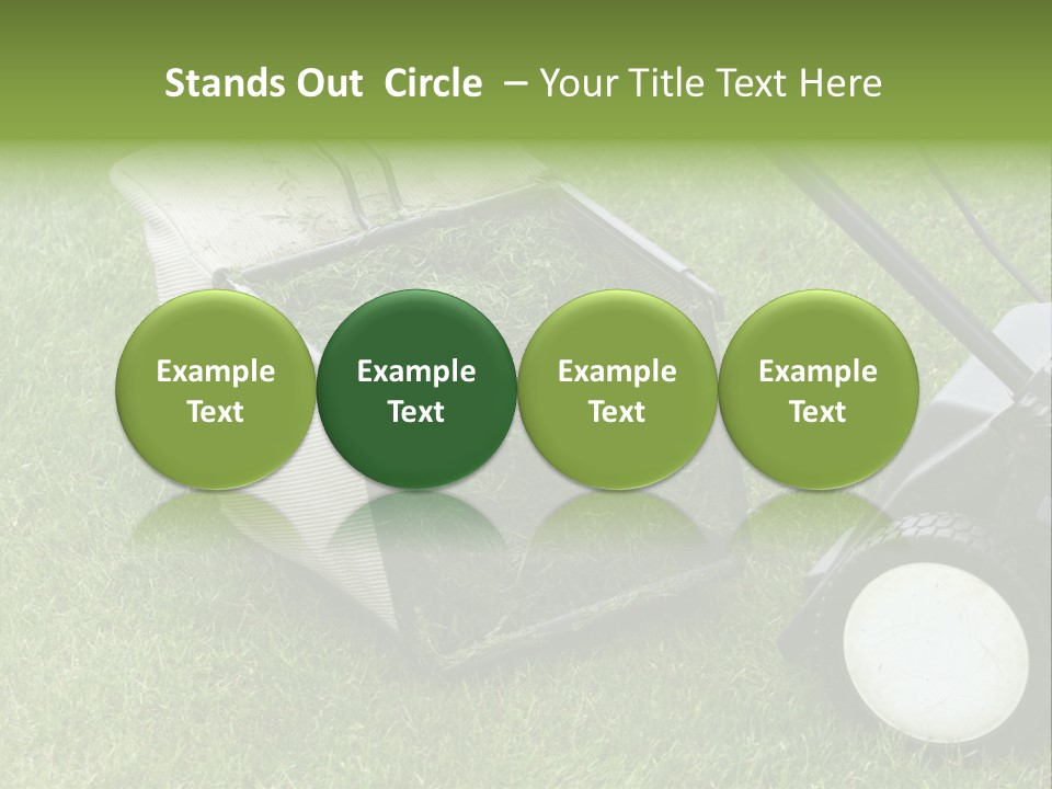 Luxury Kitchen With A Modern Granite Island. PowerPoint Template