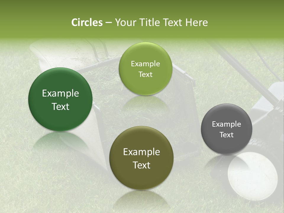 Luxury Kitchen With A Modern Granite Island. PowerPoint Template