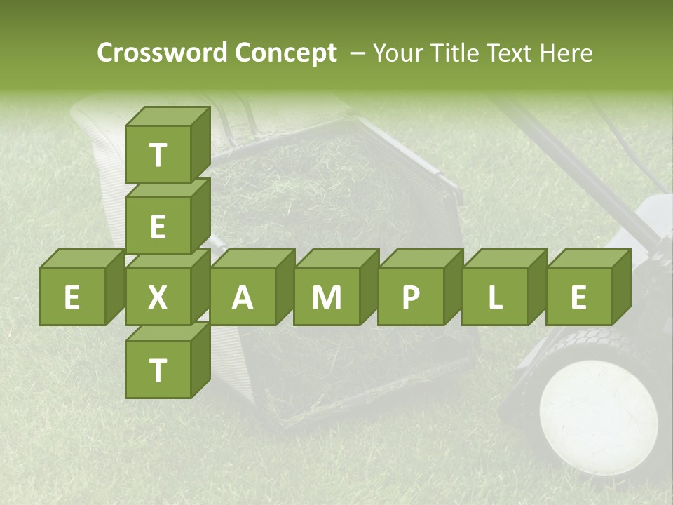 Luxury Kitchen With A Modern Granite Island. PowerPoint Template