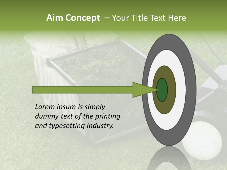 Luxury Kitchen With A Modern Granite Island. PowerPoint Template