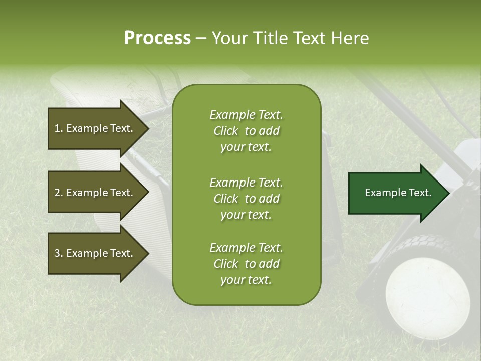 Luxury Kitchen With A Modern Granite Island. PowerPoint Template