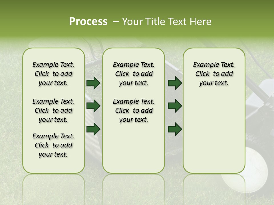 Luxury Kitchen With A Modern Granite Island. PowerPoint Template