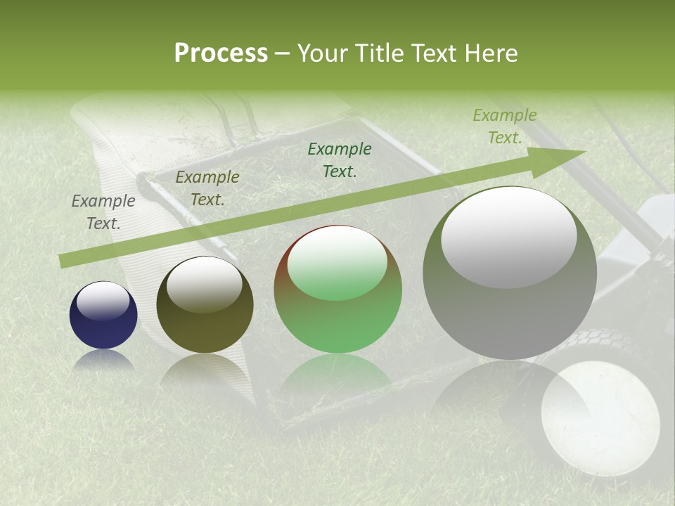 Luxury Kitchen With A Modern Granite Island. PowerPoint Template