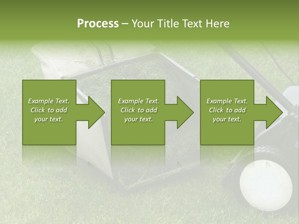 Luxury Kitchen With A Modern Granite Island. PowerPoint Template