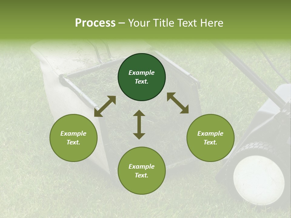 Luxury Kitchen With A Modern Granite Island. PowerPoint Template