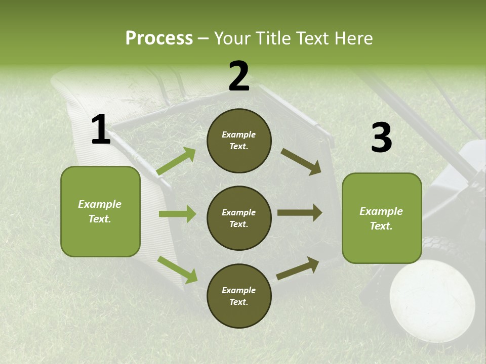 Luxury Kitchen With A Modern Granite Island. PowerPoint Template