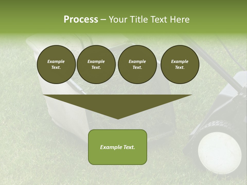 Luxury Kitchen With A Modern Granite Island. PowerPoint Template