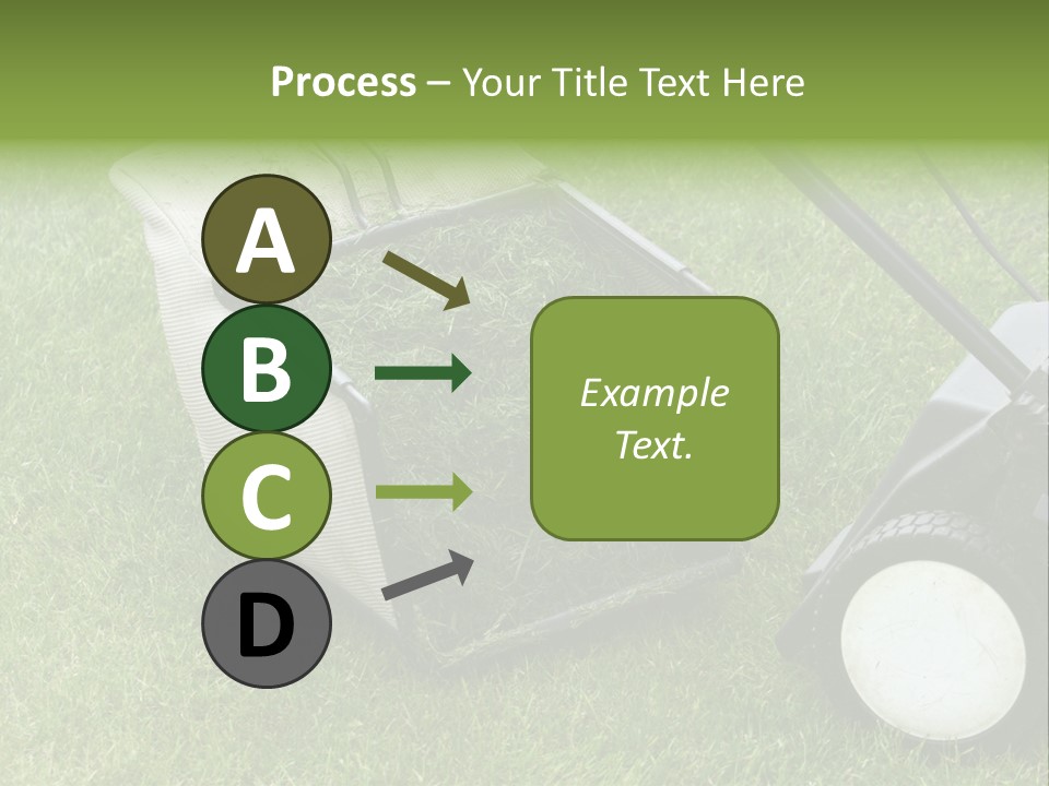 Luxury Kitchen With A Modern Granite Island. PowerPoint Template