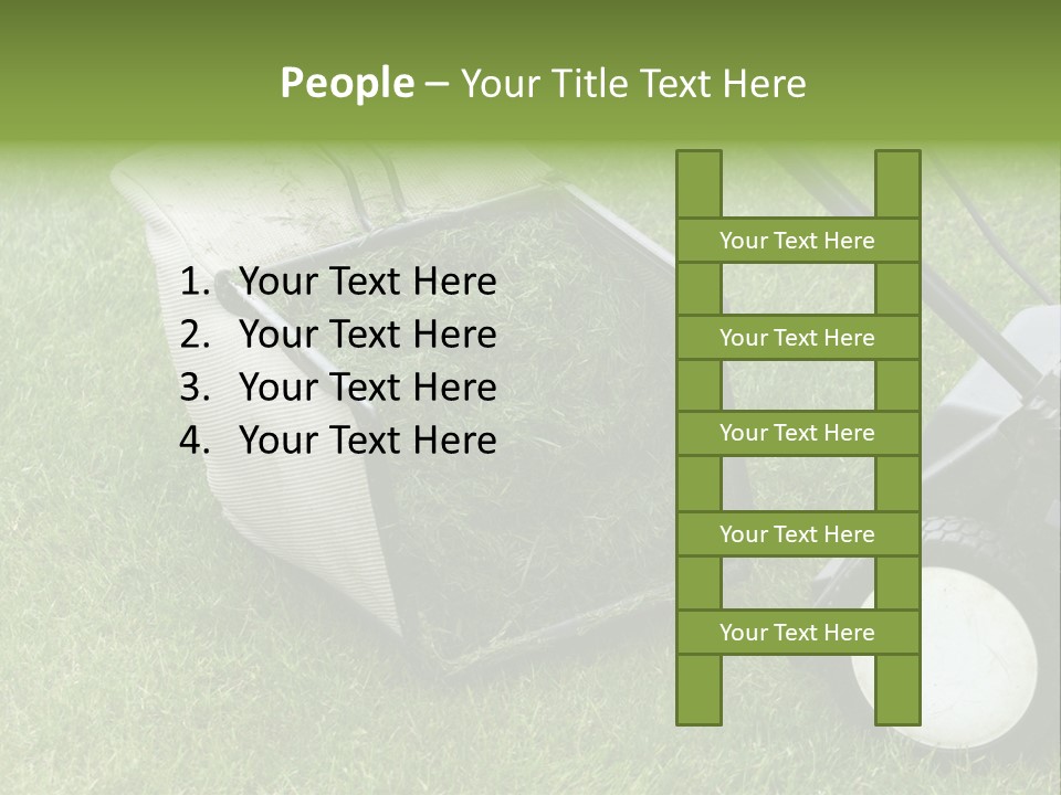 Luxury Kitchen With A Modern Granite Island. PowerPoint Template