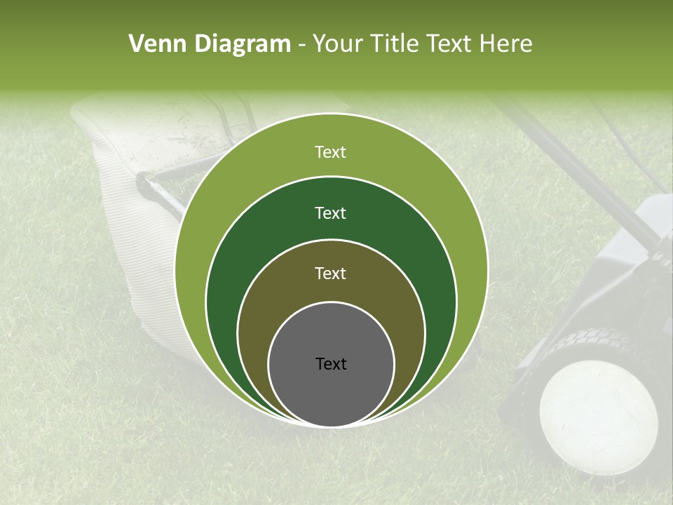 Luxury Kitchen With A Modern Granite Island. PowerPoint Template