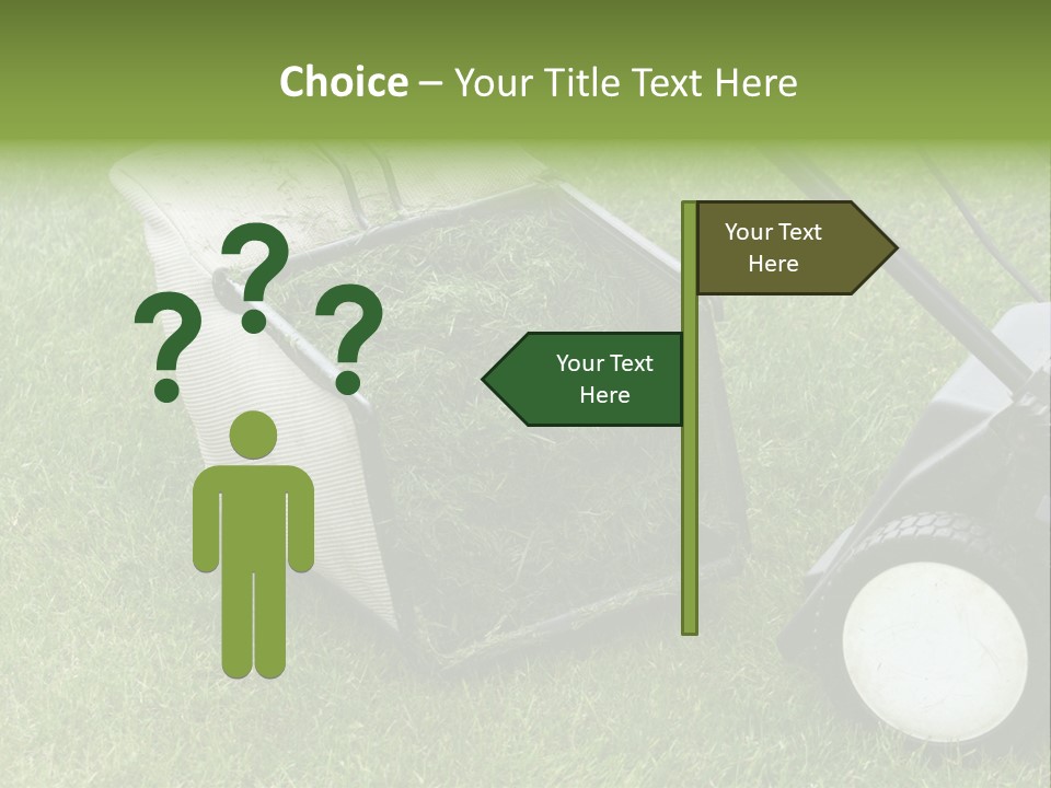 Luxury Kitchen With A Modern Granite Island. PowerPoint Template