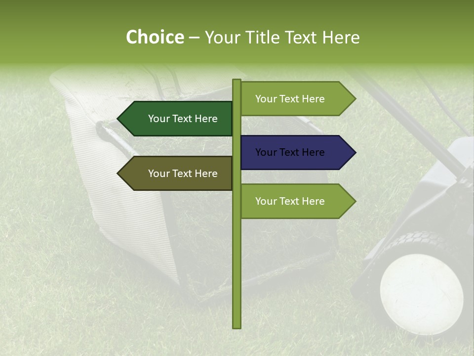 Luxury Kitchen With A Modern Granite Island. PowerPoint Template