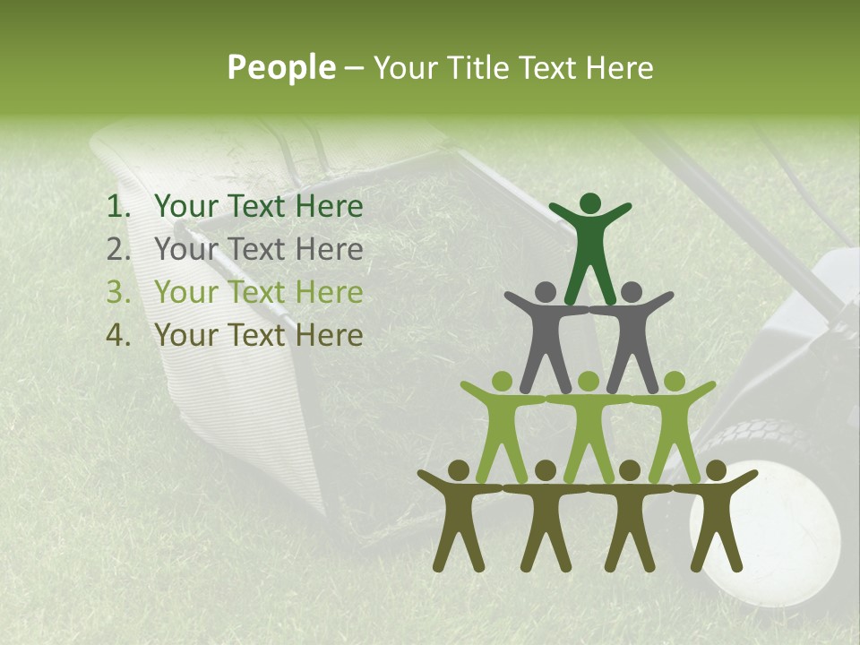 Luxury Kitchen With A Modern Granite Island. PowerPoint Template