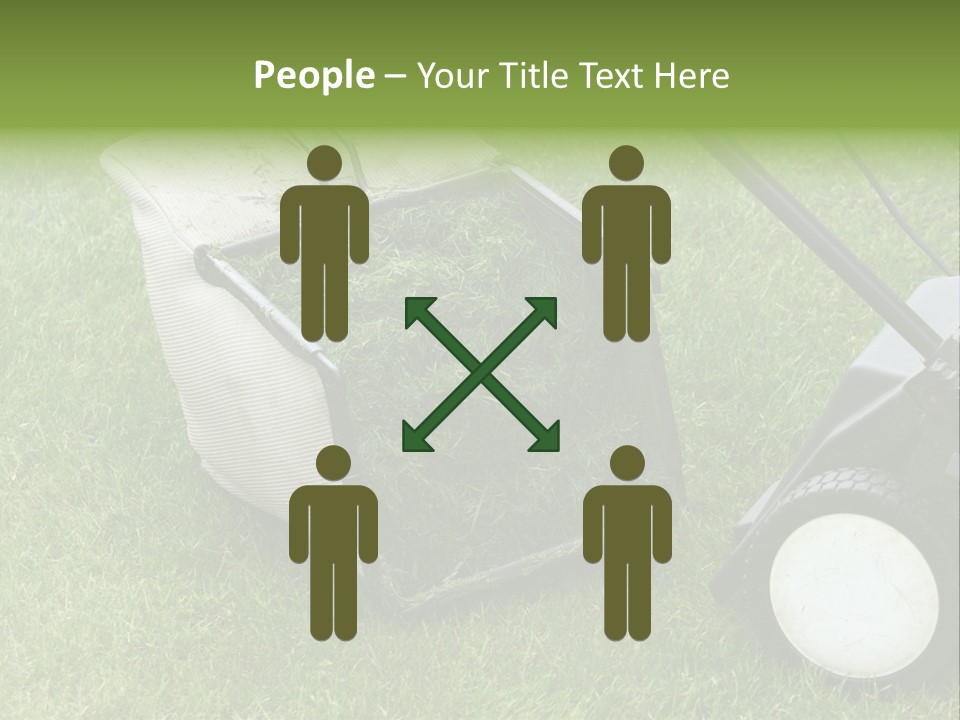 Luxury Kitchen With A Modern Granite Island. PowerPoint Template