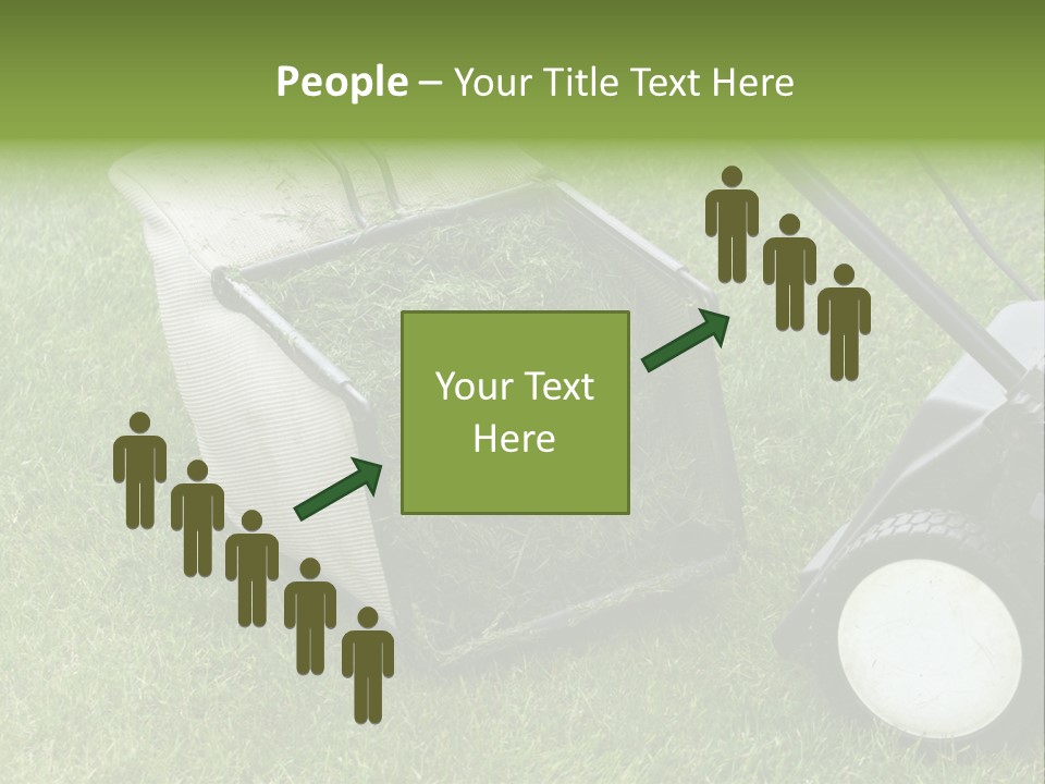 Luxury Kitchen With A Modern Granite Island. PowerPoint Template