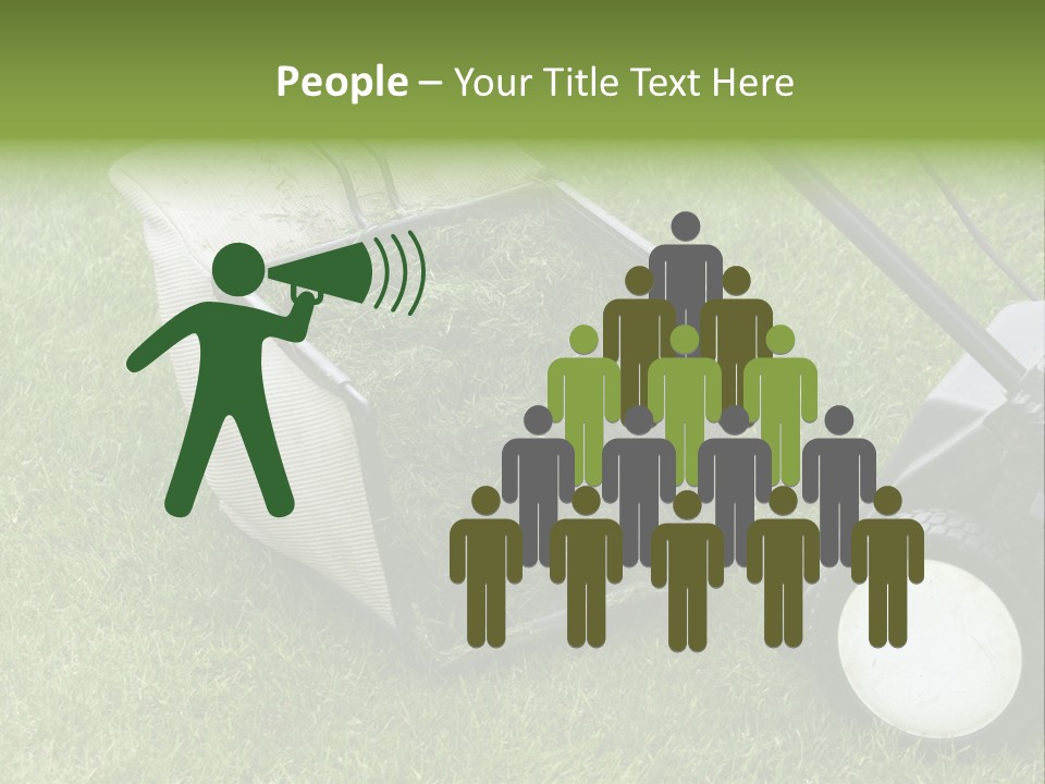 Luxury Kitchen With A Modern Granite Island. PowerPoint Template