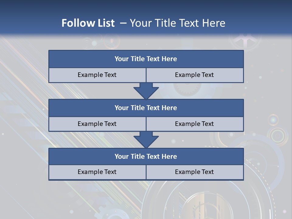 Lots Of Gears, Wheels, Targets, Bubbles, And Other Round Shapes With Linear Elements Against A Black Background Stock Vector Illustration: PowerPoint Template