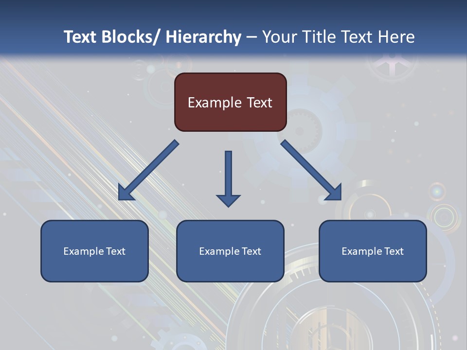 Lots Of Gears, Wheels, Targets, Bubbles, And Other Round Shapes With Linear Elements Against A Black Background Stock Vector Illustration: PowerPoint Template