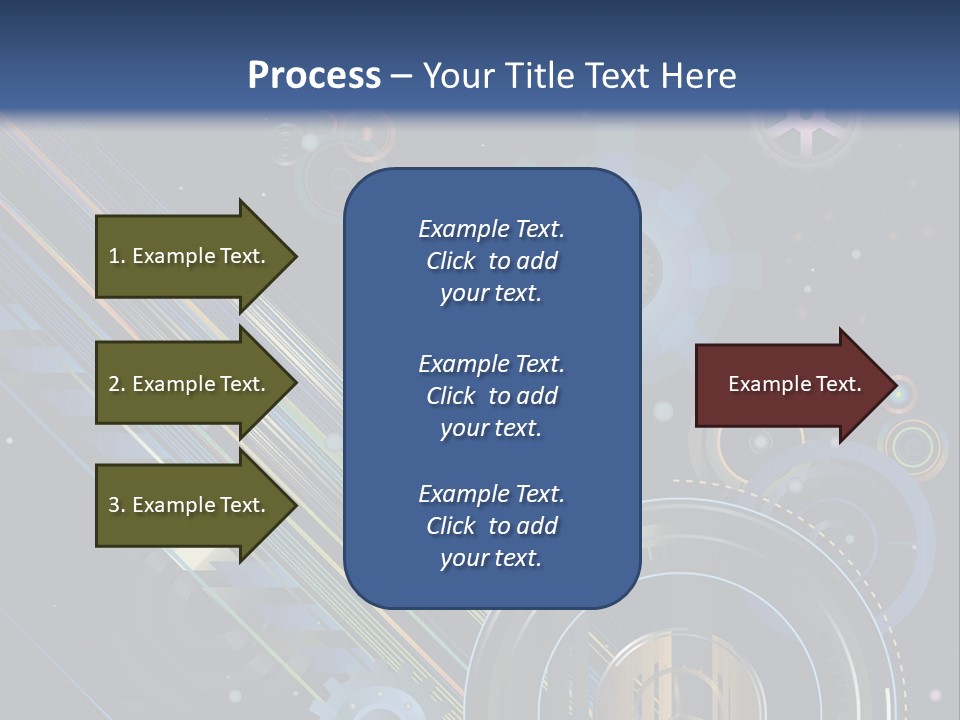 Lots Of Gears, Wheels, Targets, Bubbles, And Other Round Shapes With Linear Elements Against A Black Background Stock Vector Illustration: PowerPoint Template