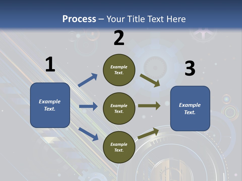 Lots Of Gears, Wheels, Targets, Bubbles, And Other Round Shapes With Linear Elements Against A Black Background Stock Vector Illustration: PowerPoint Template