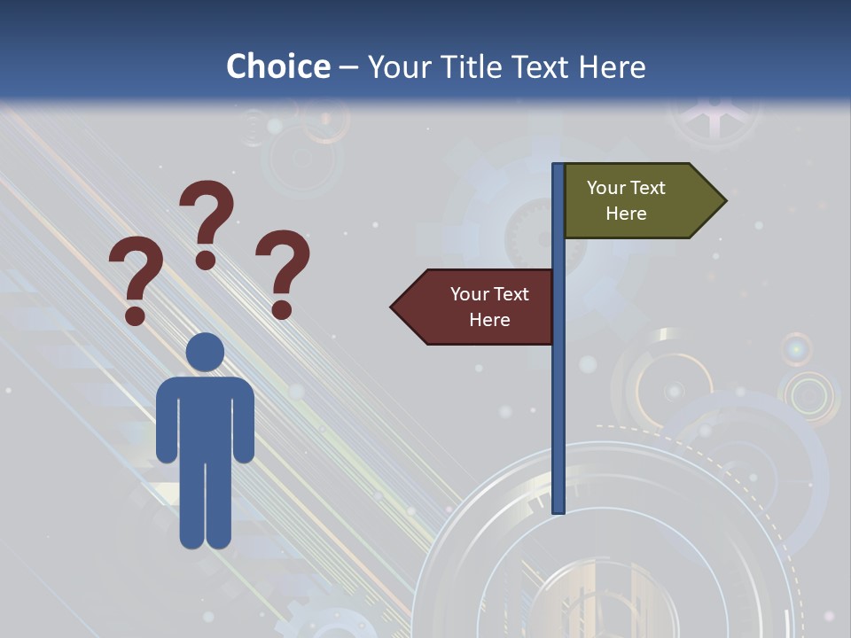 Lots Of Gears, Wheels, Targets, Bubbles, And Other Round Shapes With Linear Elements Against A Black Background Stock Vector Illustration: PowerPoint Template