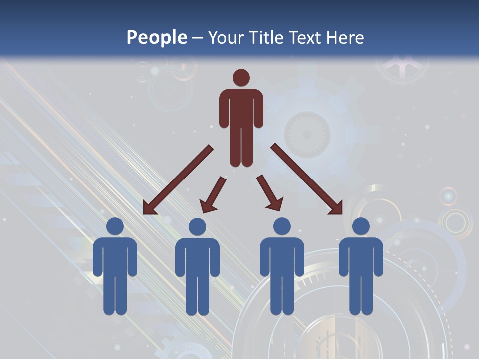 Lots Of Gears, Wheels, Targets, Bubbles, And Other Round Shapes With Linear Elements Against A Black Background Stock Vector Illustration: PowerPoint Template