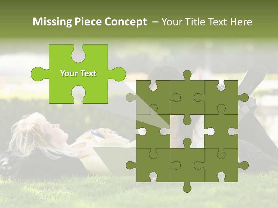 Flower In Water. Creanive Bubbles. White Background PowerPoint Template