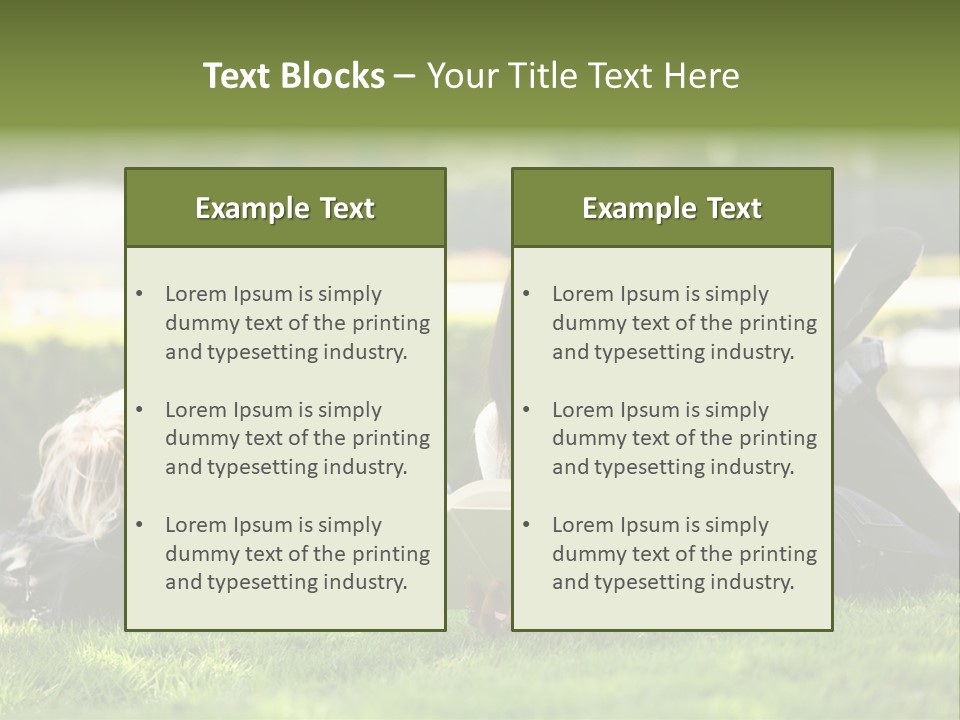 Flower In Water. Creanive Bubbles. White Background PowerPoint Template