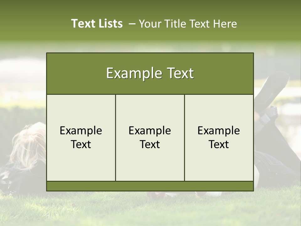 Flower In Water. Creanive Bubbles. White Background PowerPoint Template