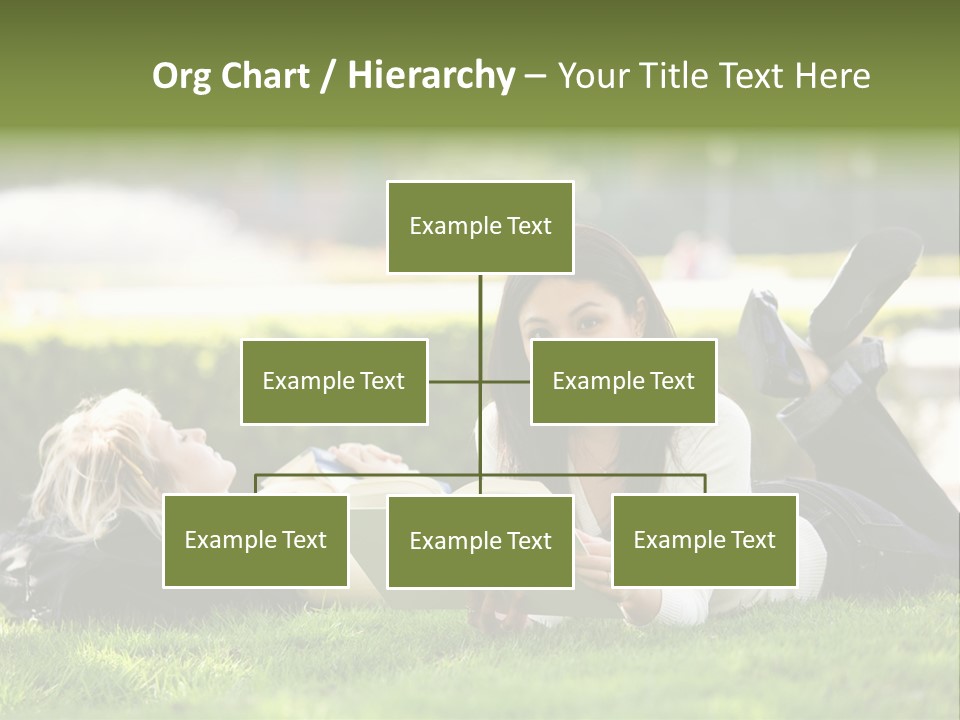 Flower In Water. Creanive Bubbles. White Background PowerPoint Template