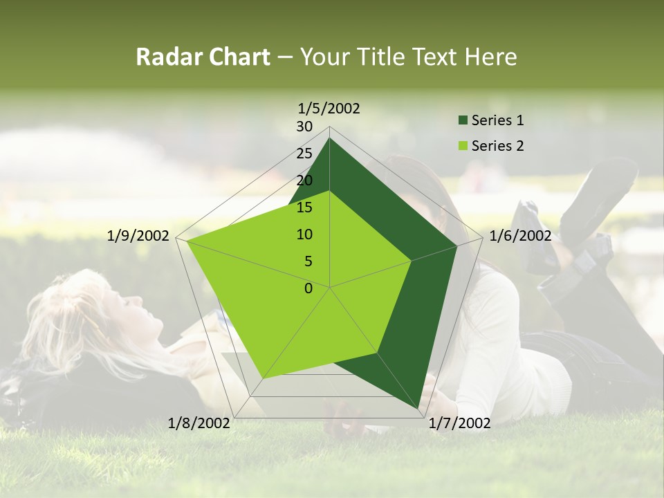 Flower In Water. Creanive Bubbles. White Background PowerPoint Template