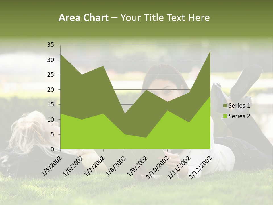 Flower In Water. Creanive Bubbles. White Background PowerPoint Template