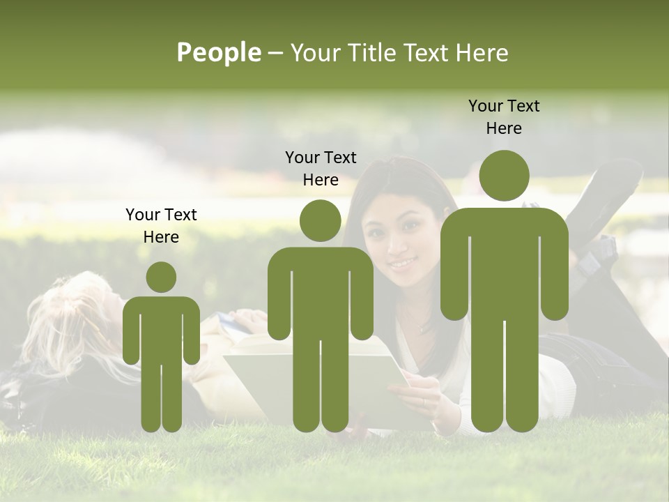 Flower In Water. Creanive Bubbles. White Background PowerPoint Template