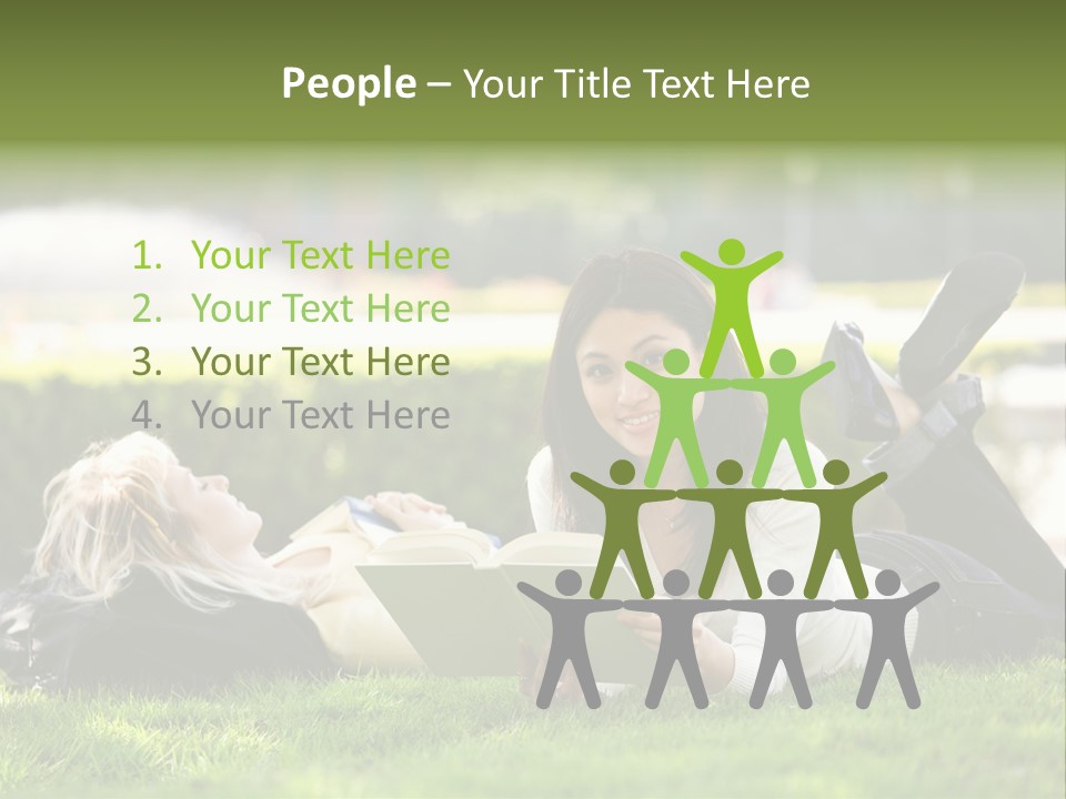 Flower In Water. Creanive Bubbles. White Background PowerPoint Template