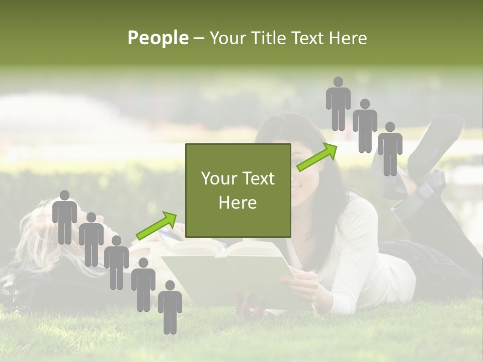 Flower In Water. Creanive Bubbles. White Background PowerPoint Template