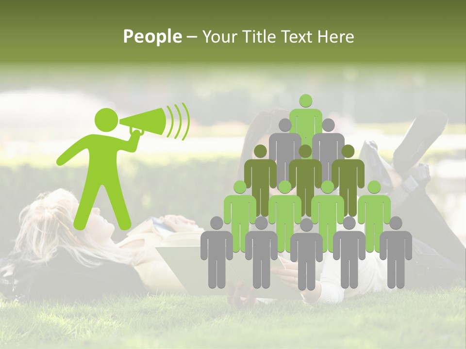 Flower In Water. Creanive Bubbles. White Background PowerPoint Template