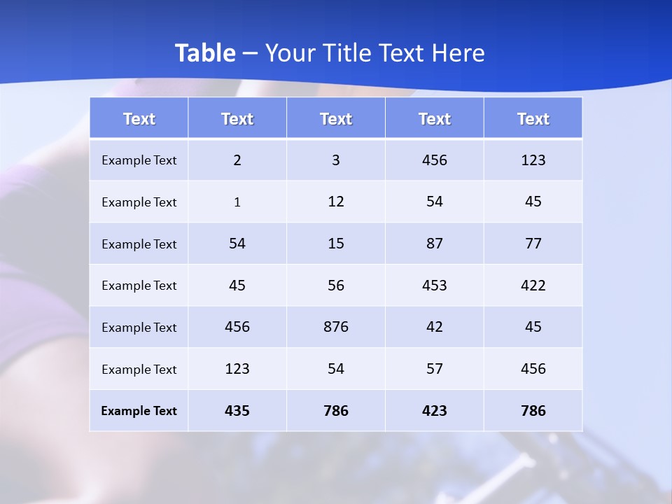 Woman On Bicycle PowerPoint Template