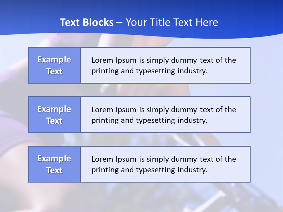 Woman On Bicycle PowerPoint Template